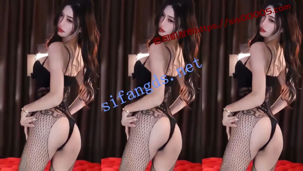 【虎牙】长腿兮兮！鱼网丁字抖臀特写定制（3V）首发【3V】【463M】