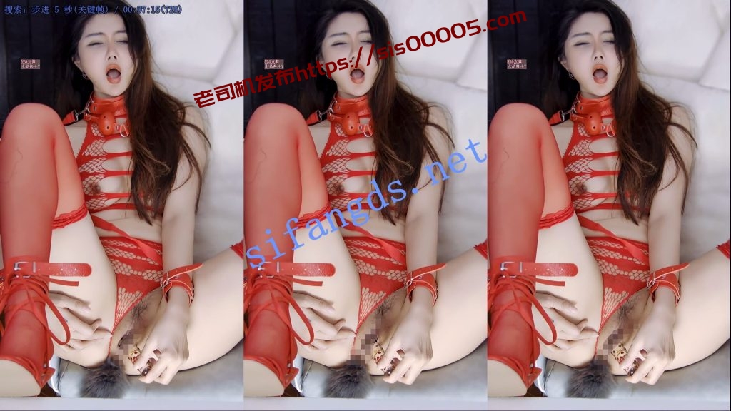 【UC】李安琪，带刺玻璃阳具深插加磅狗尾巴肛塞【1V】【306M】